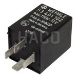 Relé villogó lámpához (12V/4 pólusú/max:170W/Wehr)