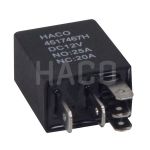 Minirelé NO/NC 12V 20A HACO