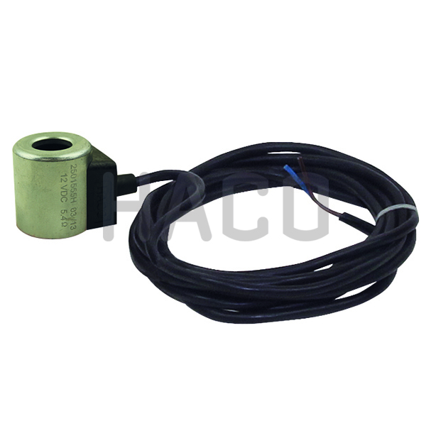 Mágnestekercs kábellel (12V / d18x40mm / 5.5 méter )