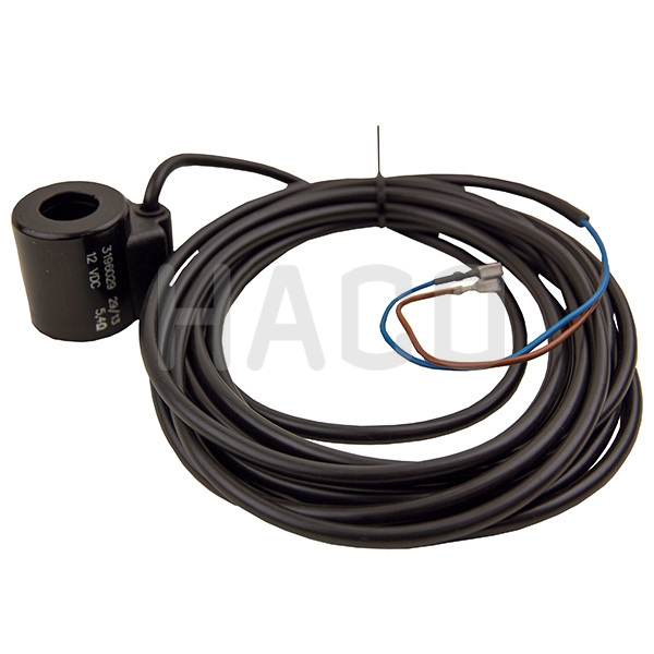 Mágnestekercs kábellel (12V / d18x40mm / hossz: 4550MM)